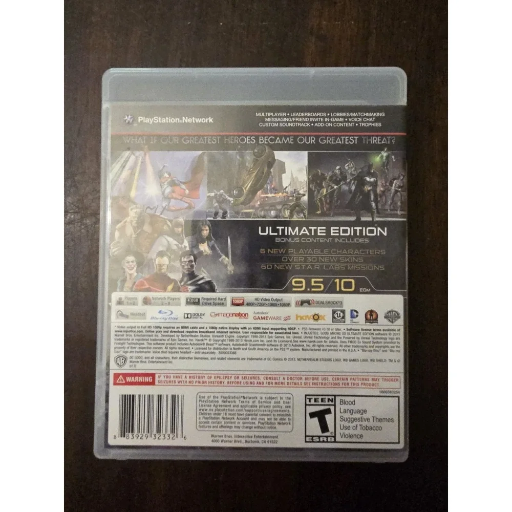 Injustice: Gods Among Us Ultimate Edition ‎ (PlayStation 3) CIB